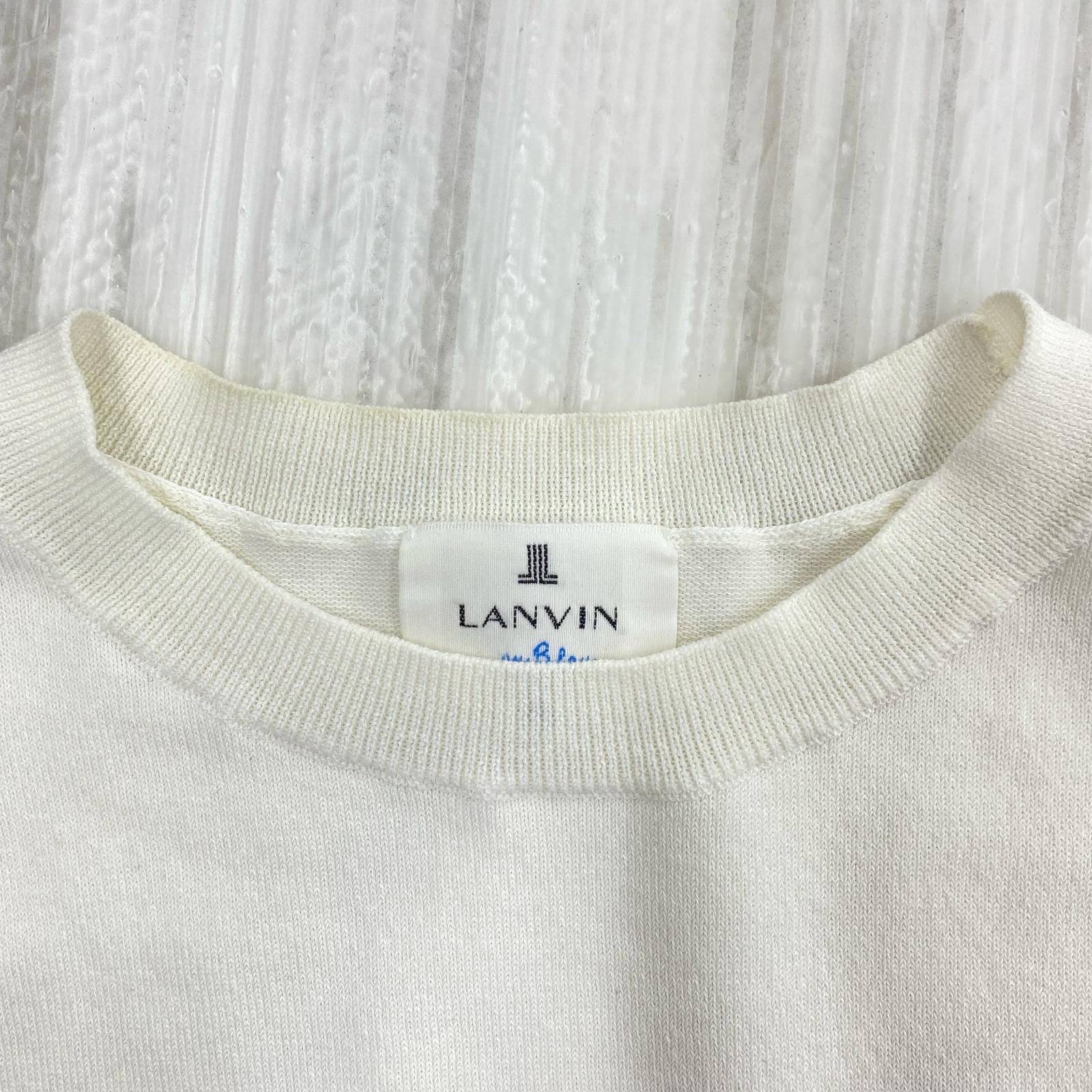 セットアップ LANVIN en Bleu ストライプMIX セットアップ ※汚 38