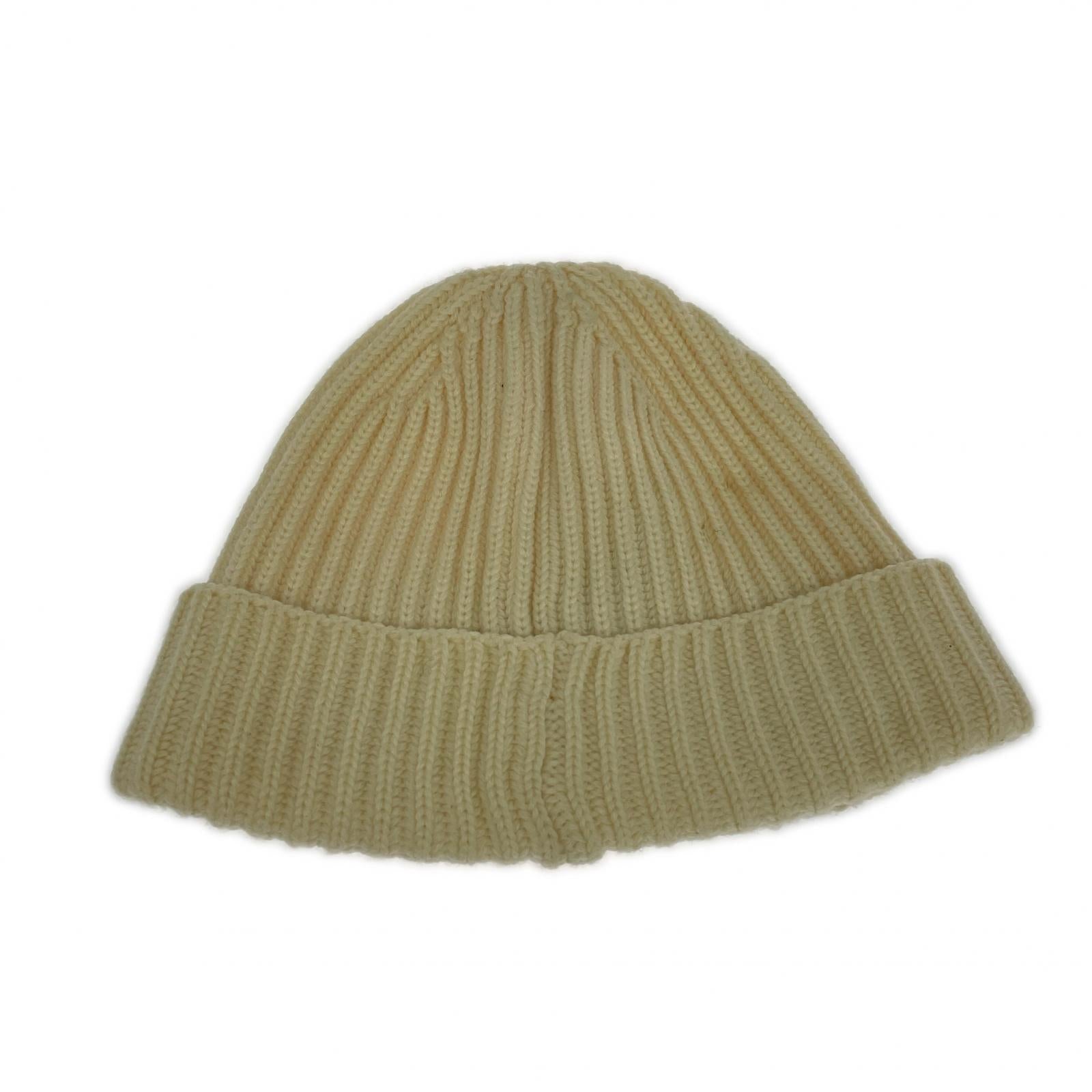 ニットキャップ Wool Goggle Lens Beanie ホワイト