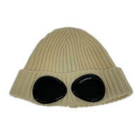 ニットキャップ Wool Goggle Lens Beanie ホワイト