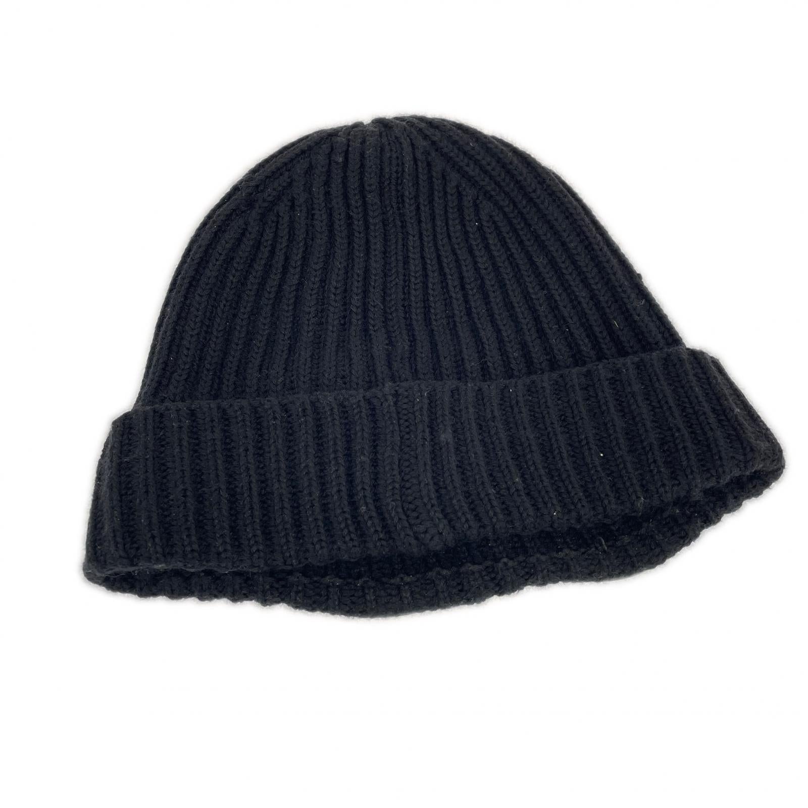 ニットキャップ Wool Goggle Lens Beanie 黒 ブラック