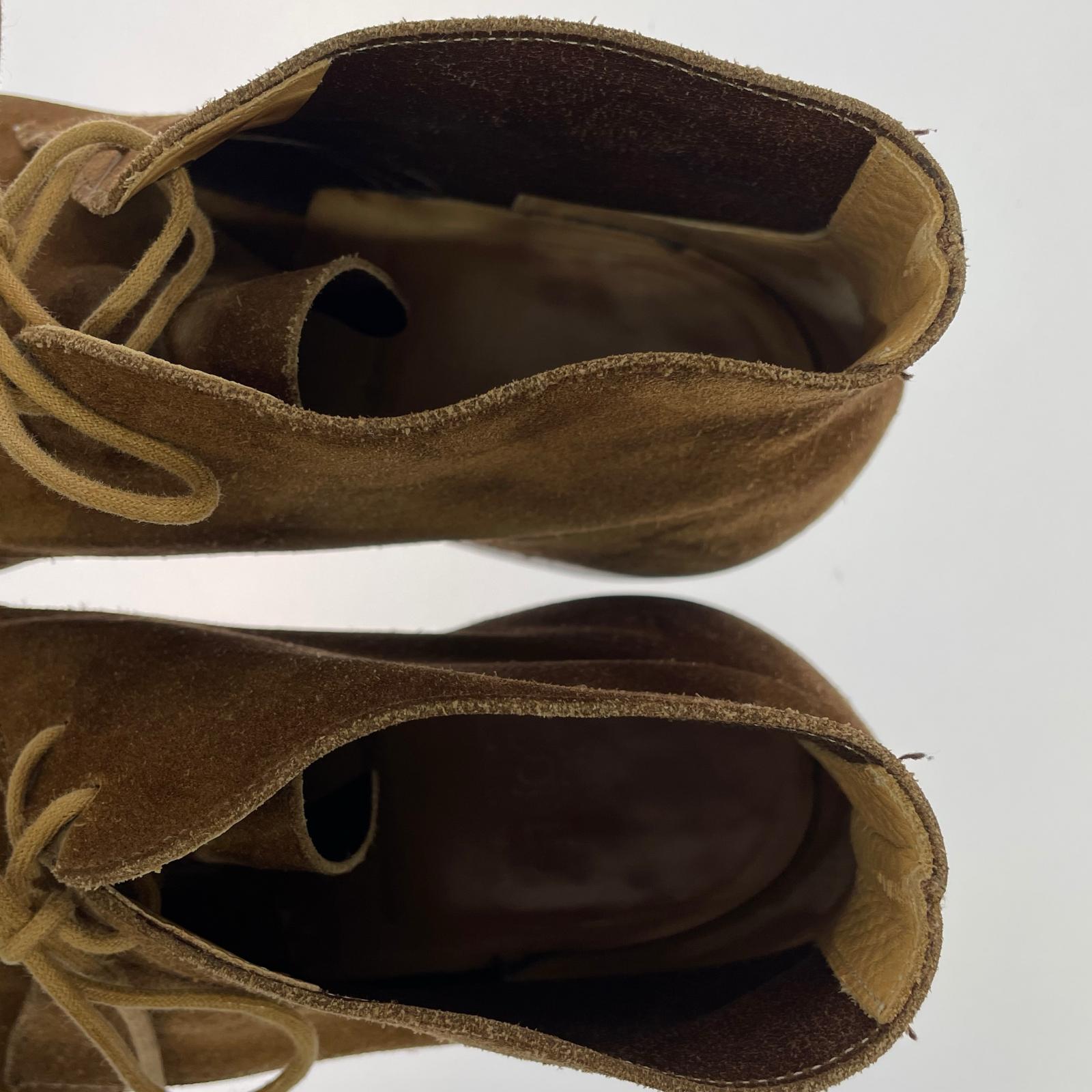 ブーツ CROCKETT&JONES BAYSWATER スウェード チャッカブーツ 6 1/2 ブラウン ブラウン