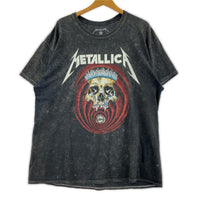 半袖Tシャツ METALLICA メタリカ 2020 髑髏 両面 プリント L ブラック
