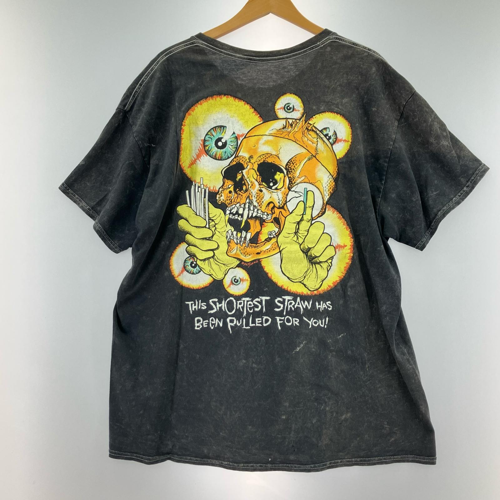 半袖Tシャツ METALLICA メタリカ 2020 髑髏 両面 プリント L ブラック