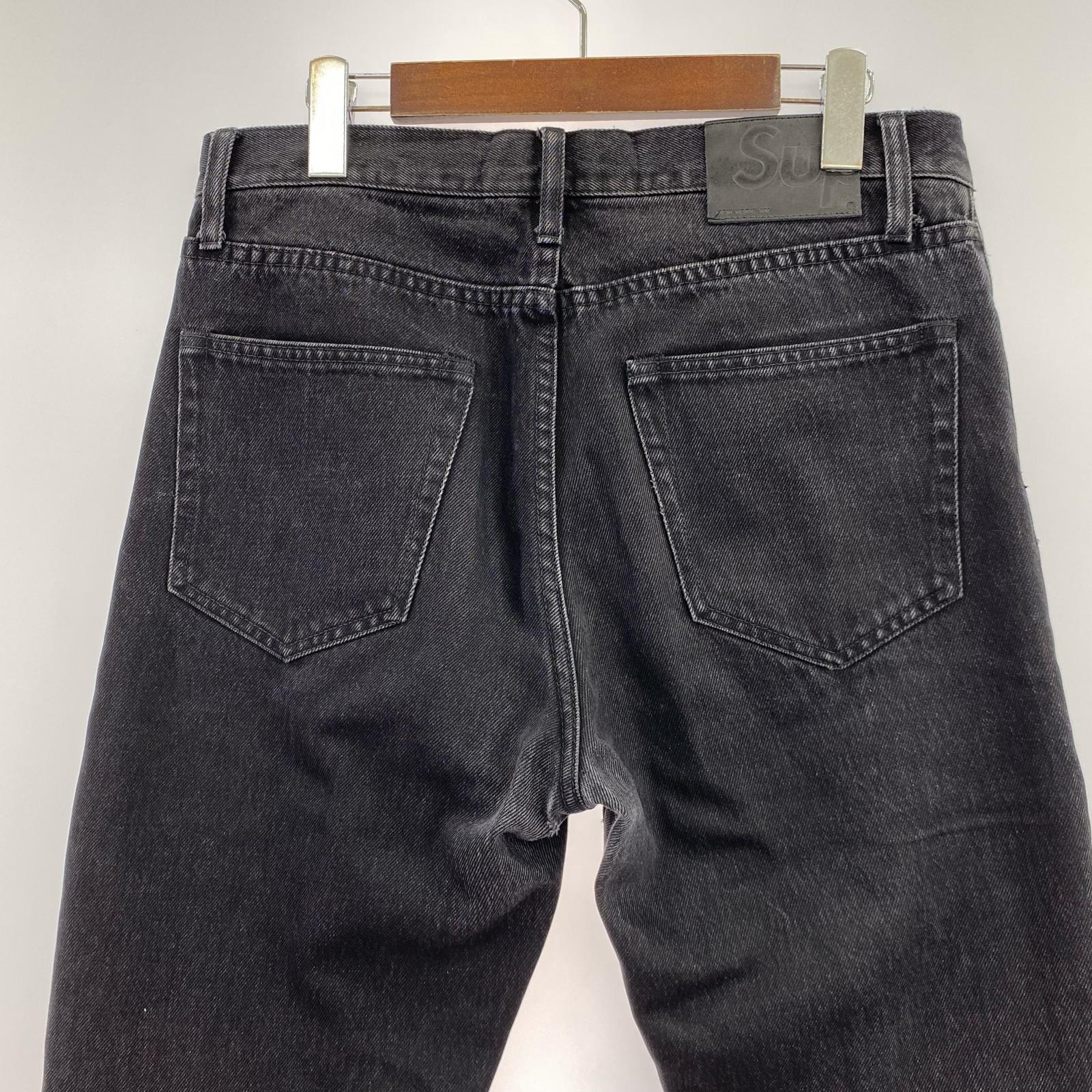 デニムパンツ slim 黒 W30 30 ブラック