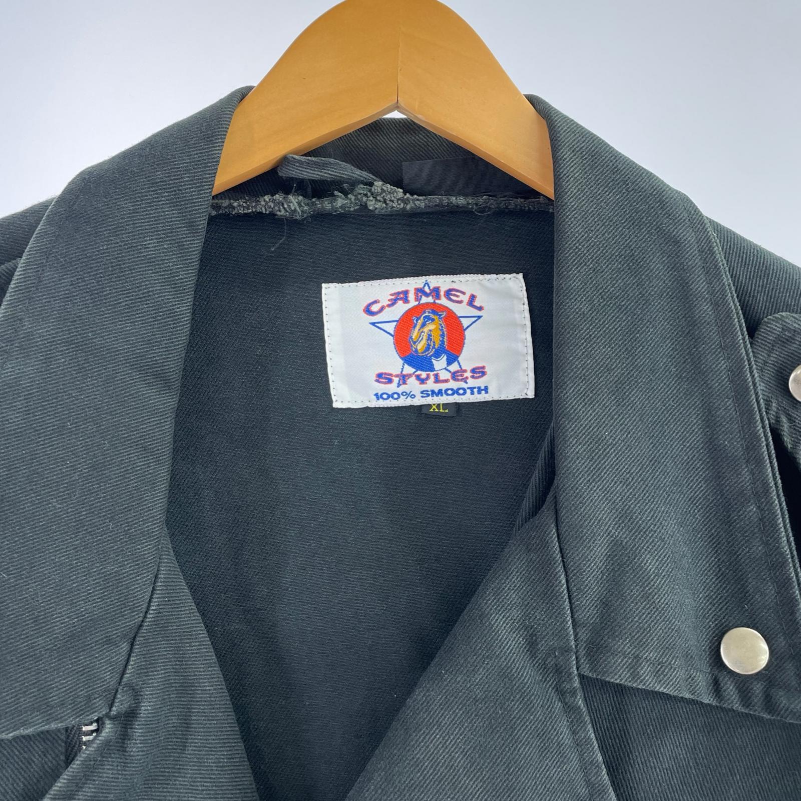 ライダースジャケット 90s CAMEL ブラック