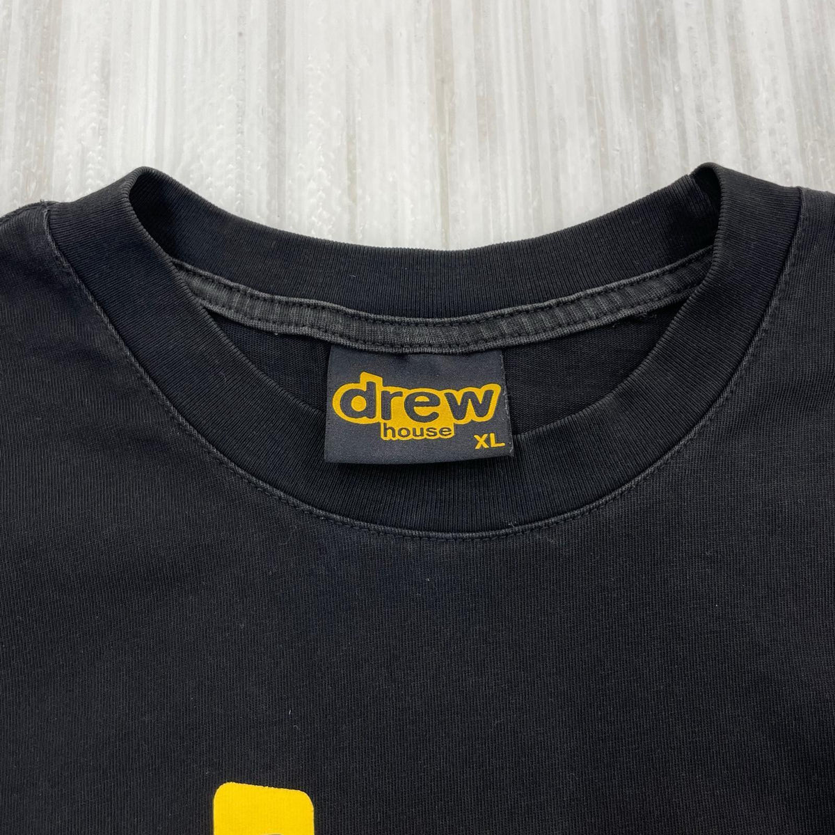 半袖Tシャツ ロゴ 黒(XL)