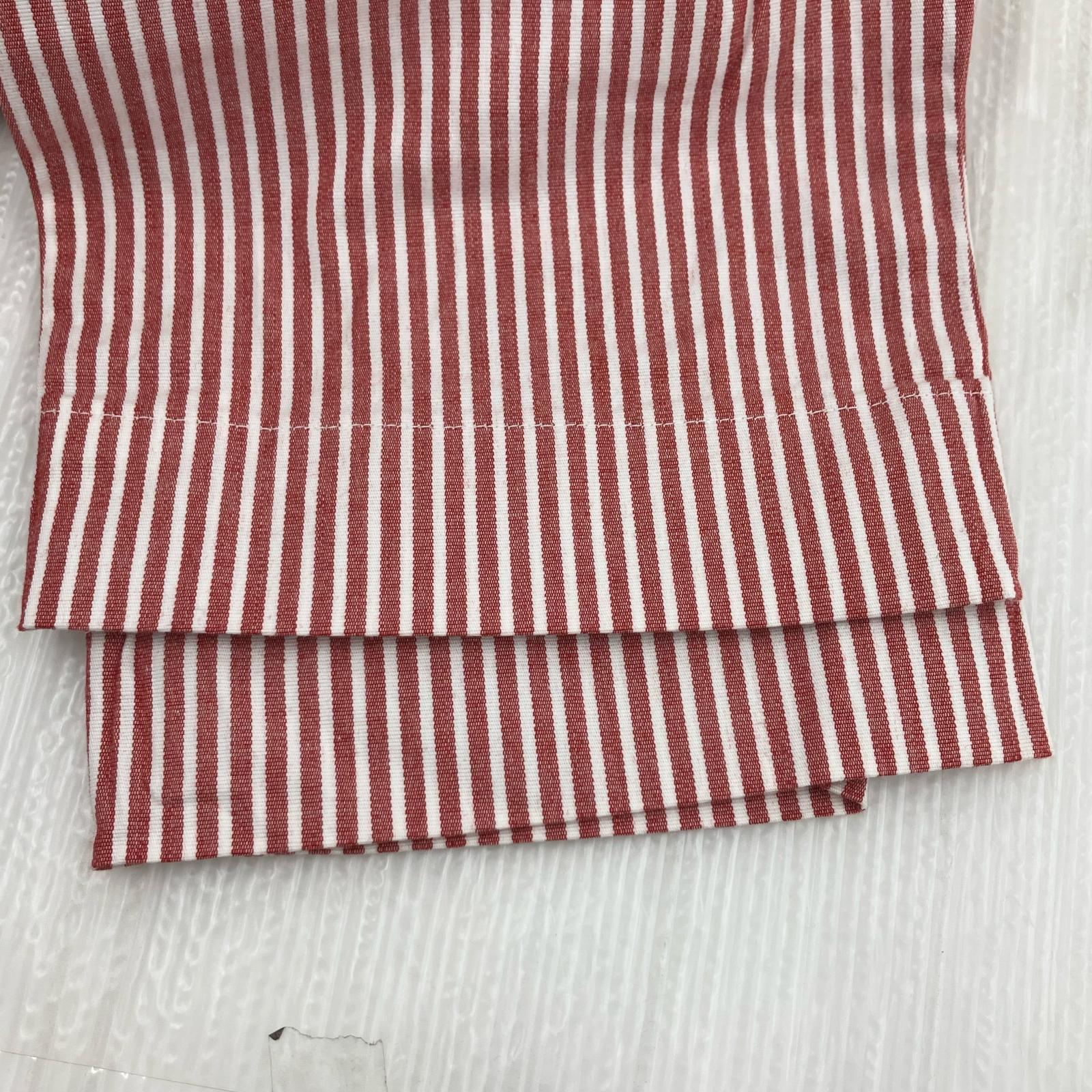 パンツ ストライプ イージー 30 レッド