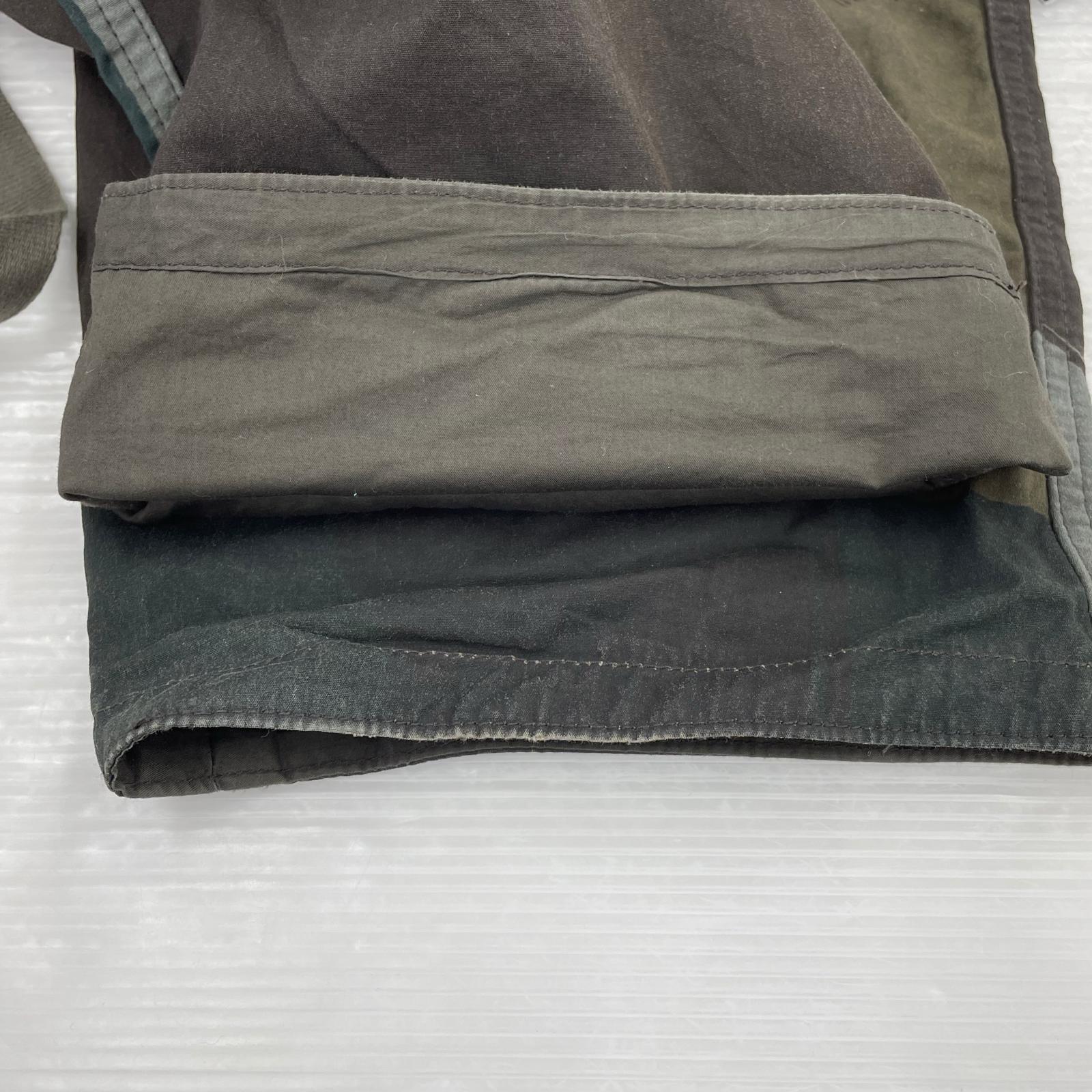 パンツ AUBERGE 23SS ブラッシュストロークカモ リバーシブルパンツ 38 38