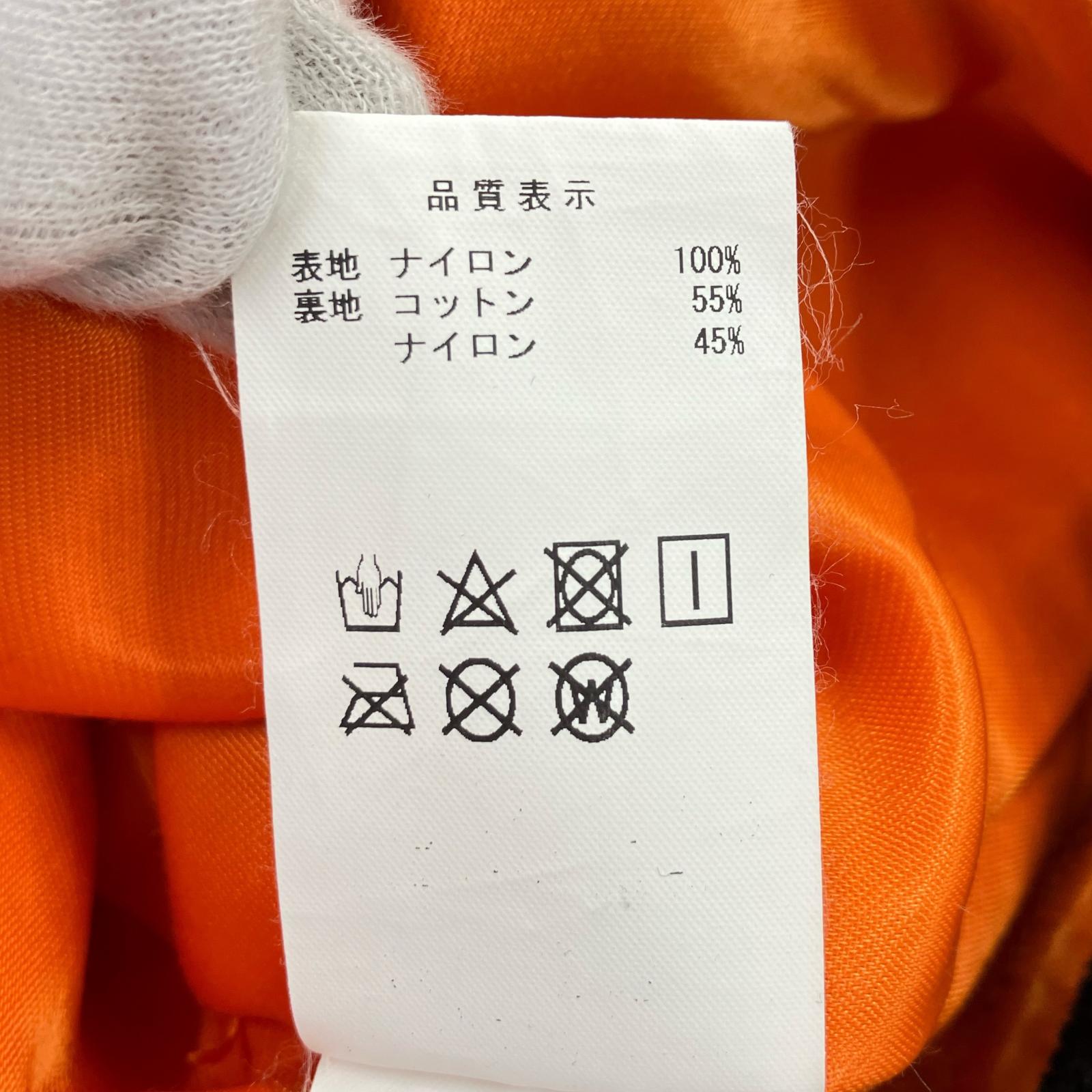 ミリタリージャケット DESCENDANT D-MA1-M NYLON JACKET フライトジャケット 3 黒 3 ブラック