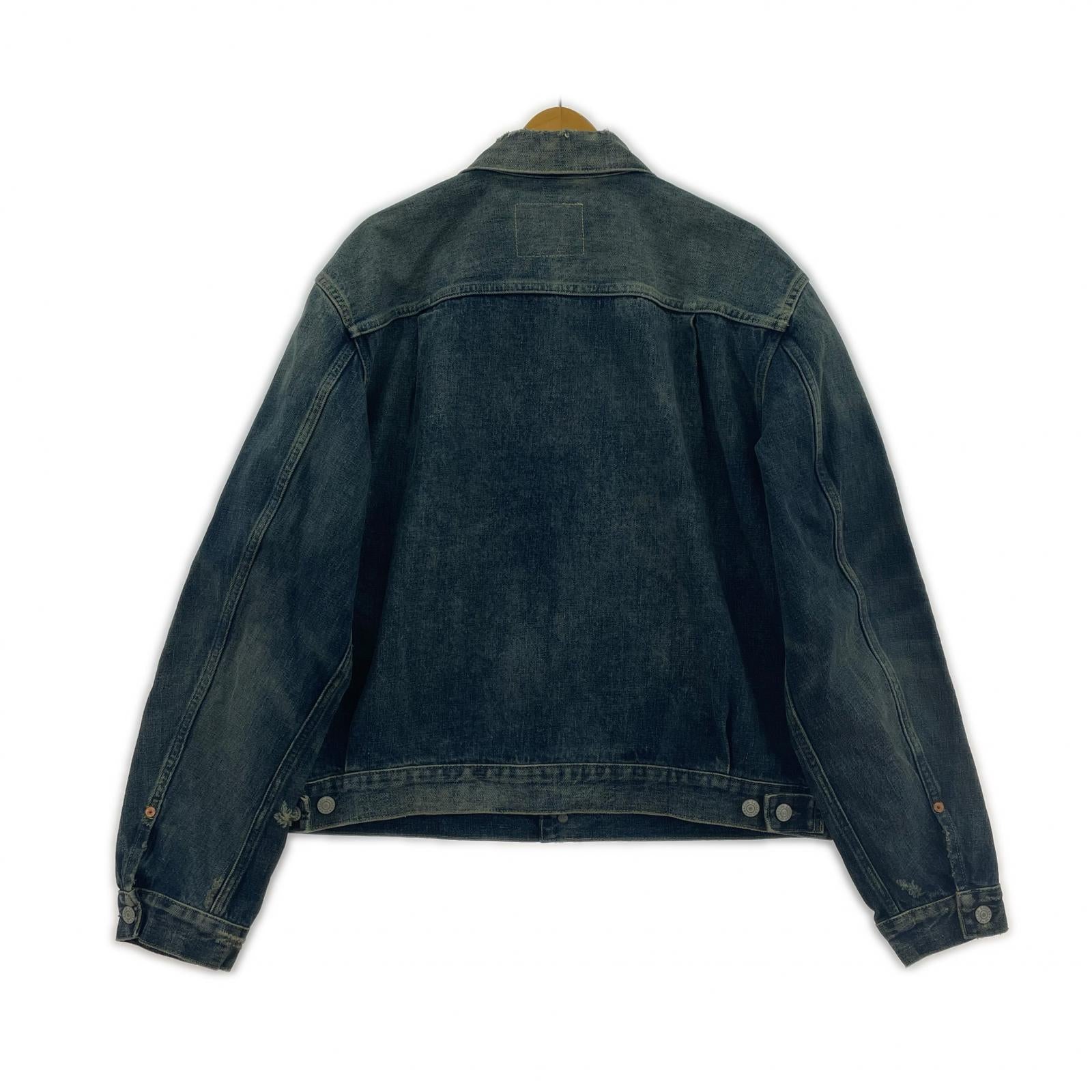 デニムジャケット RRL Type2 Denim Trucker Jacket Westview Wash XL ネイビー