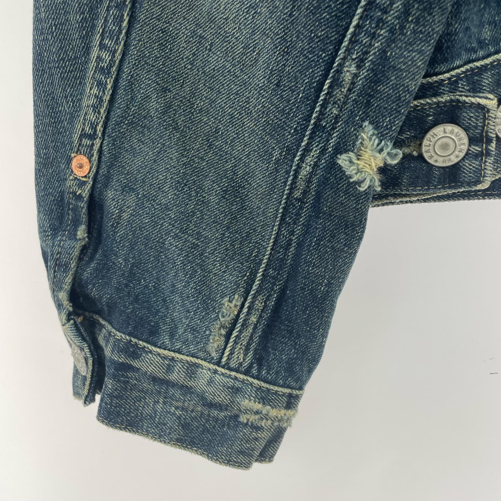 デニムジャケット RRL Type2 Denim Trucker Jacket Westview Wash XL ネイビー