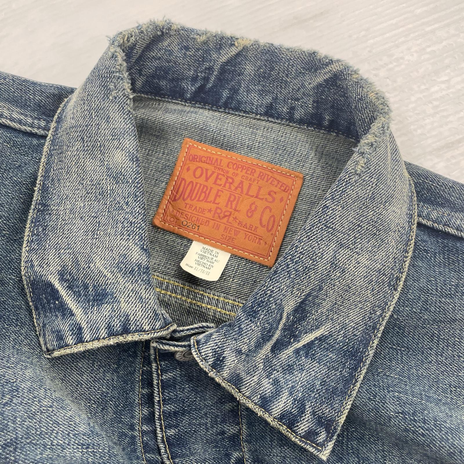 デニムジャケット RRL Type2 Denim Trucker Jacket Westview Wash XL ネイビー