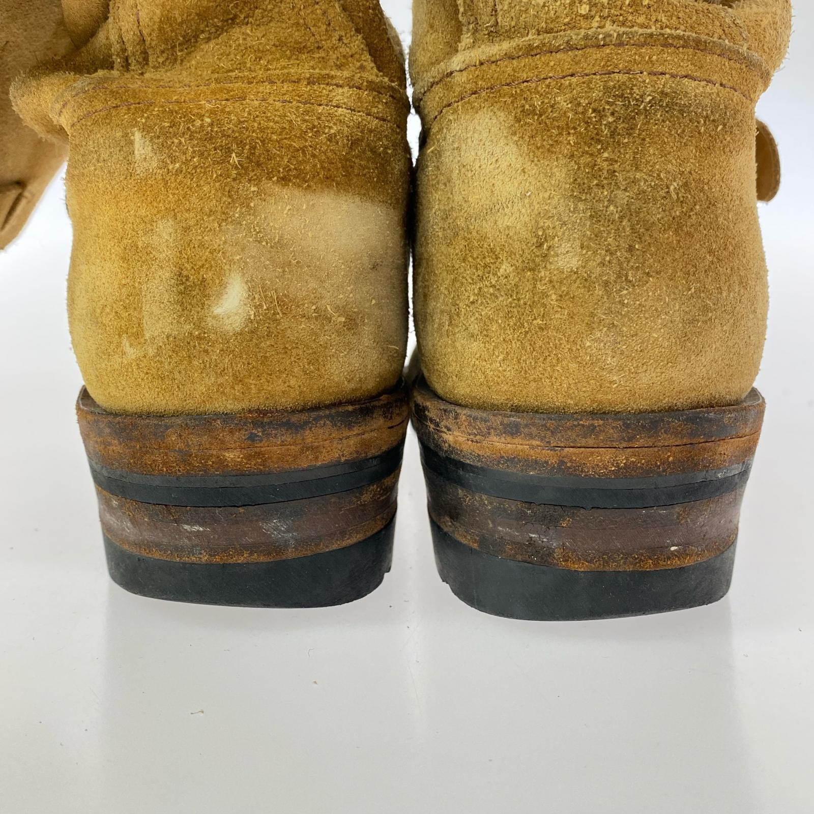 ブーツ BOSS スエード エンジニアブーツ 10E 28.5cm (US10 1/2 UK10 EU47) ブラウン