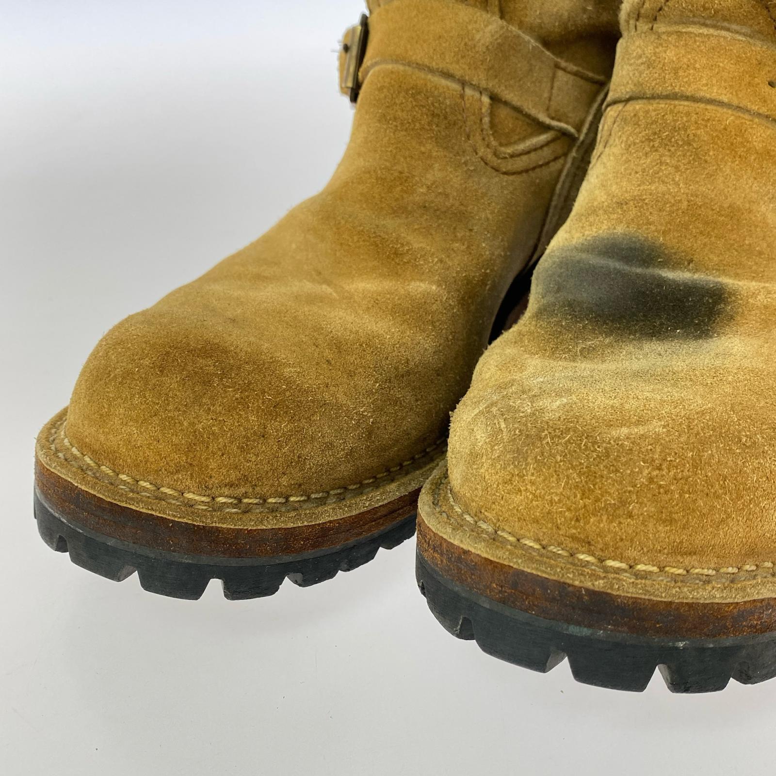 ブーツ BOSS スエード エンジニアブーツ 10E 28.5cm (US10 1/2 UK10 EU47) ブラウン