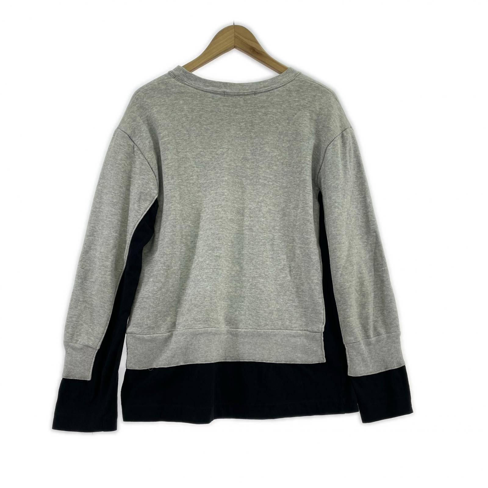 スウェット レイヤーデザインスウェット L GRY L グレー