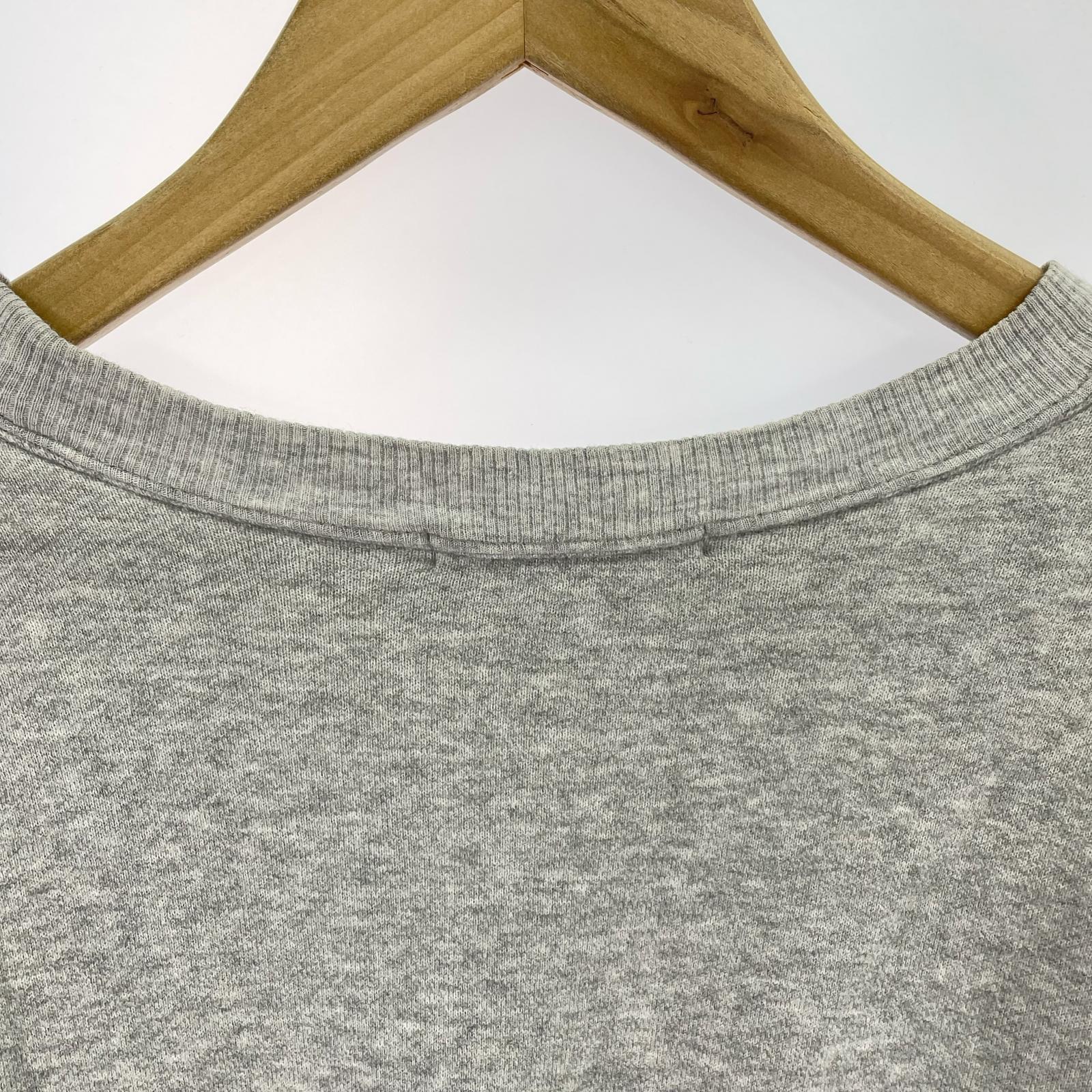 スウェット レイヤーデザインスウェット L GRY L グレー