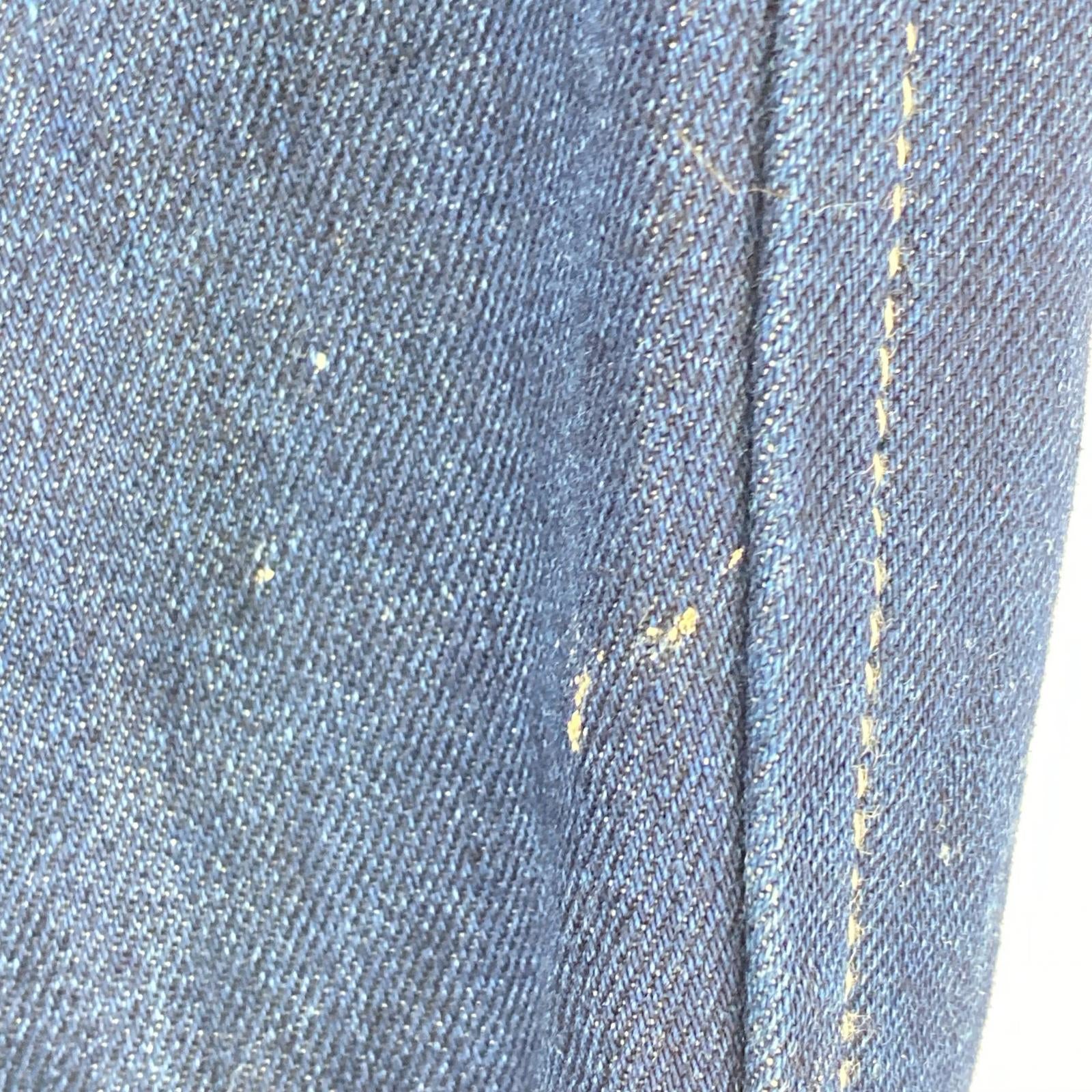 デニムパンツ 16ss コットンリネンデニム XS IDG ブルー