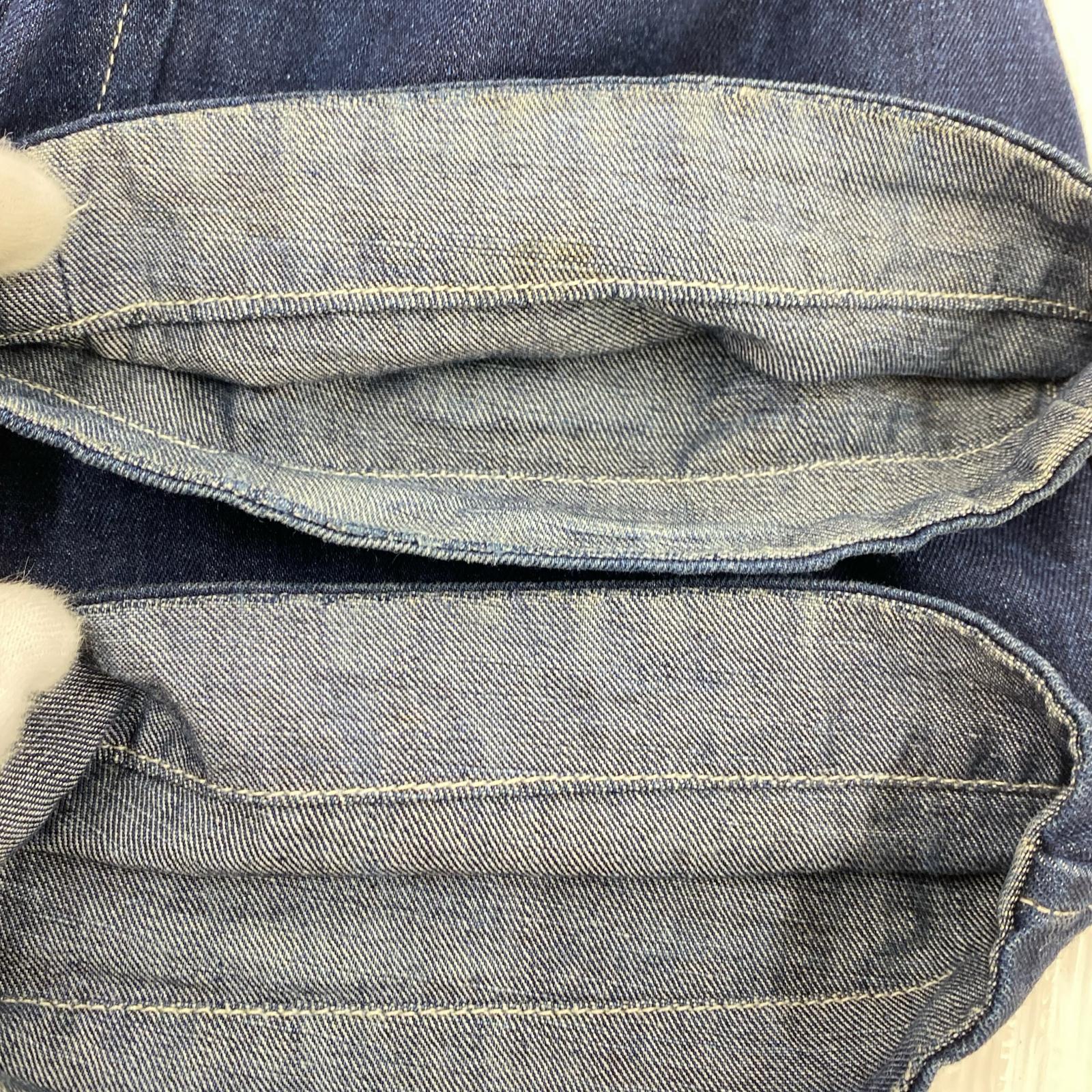 デニムパンツ 16ss コットンリネンデニム XS IDG ブルー