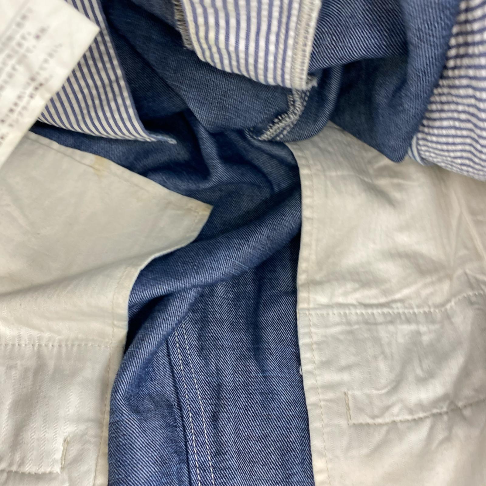 デニムパンツ 16ss コットンリネンデニム XS IDG ブルー