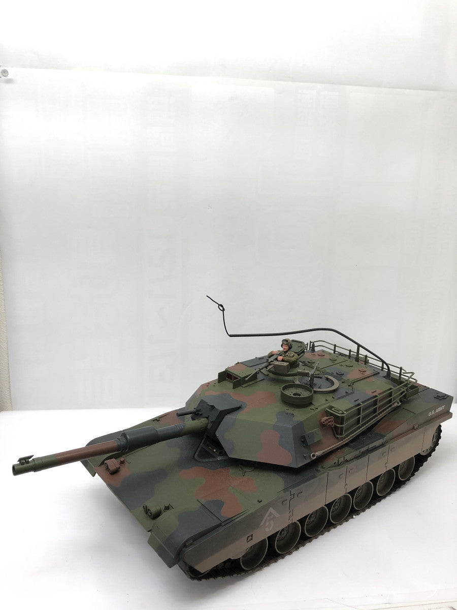 童友社 大型RC 1/16 M1A1 エイブラムス 三色迷彩仕様 ガン