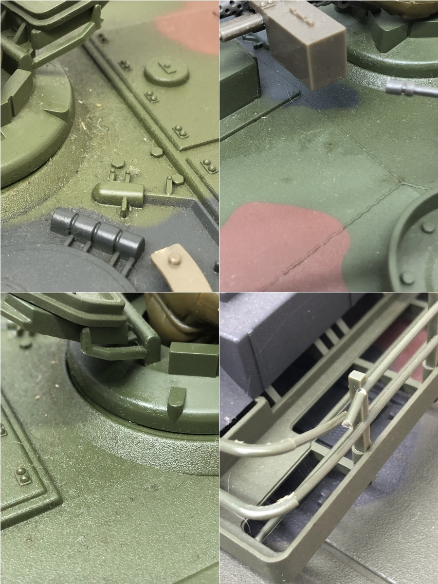 童友社 大型RC 1/16 M1A1 エイブラムス 三色迷彩仕様 ガン