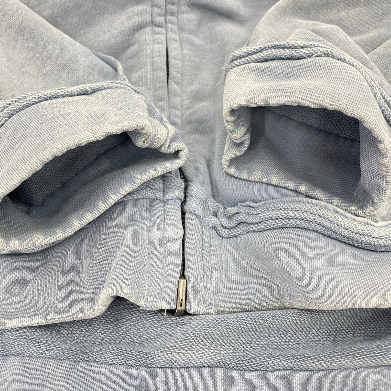 パーカー F-LAGSTUF-F Age Factory CPG LOGO DYE ZIP ブルー