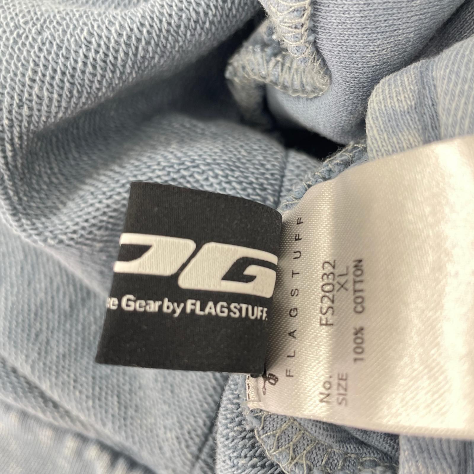 パーカー F-LAGSTUF-F Age Factory CPG LOGO DYE ZIP ブルー