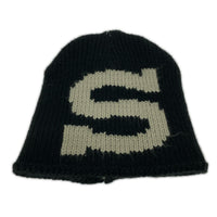 ニットキャップ Knit Burly S Skullcap/黒白