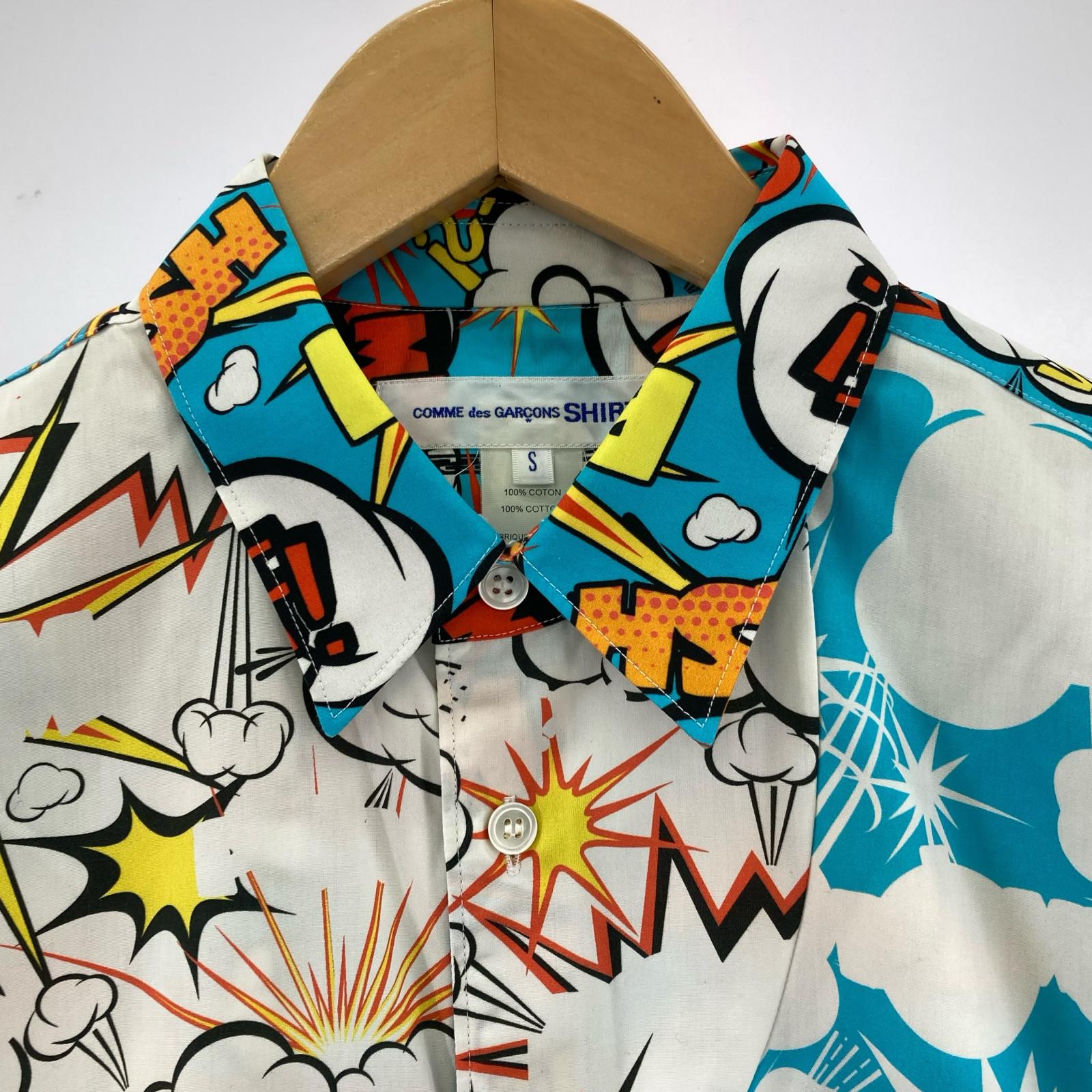 長袖シャツ SHIRT 19SS アメコミ コミック柄 シャツ S