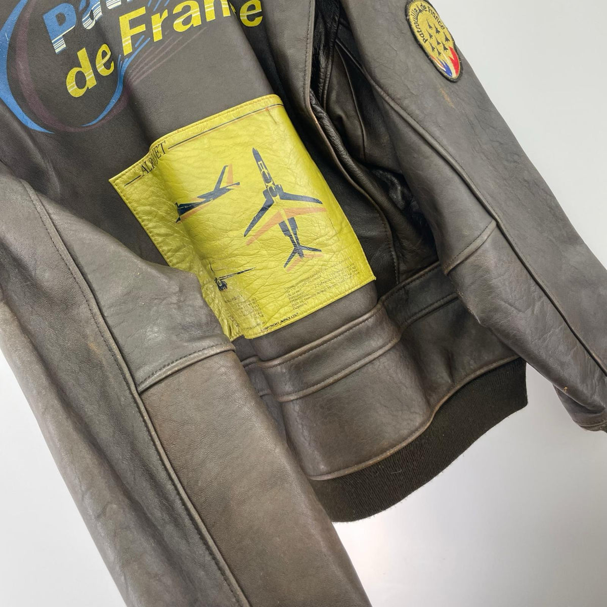 レザージャケット G-1 Flight Jacket フランス空軍 S BRW S ブラウン