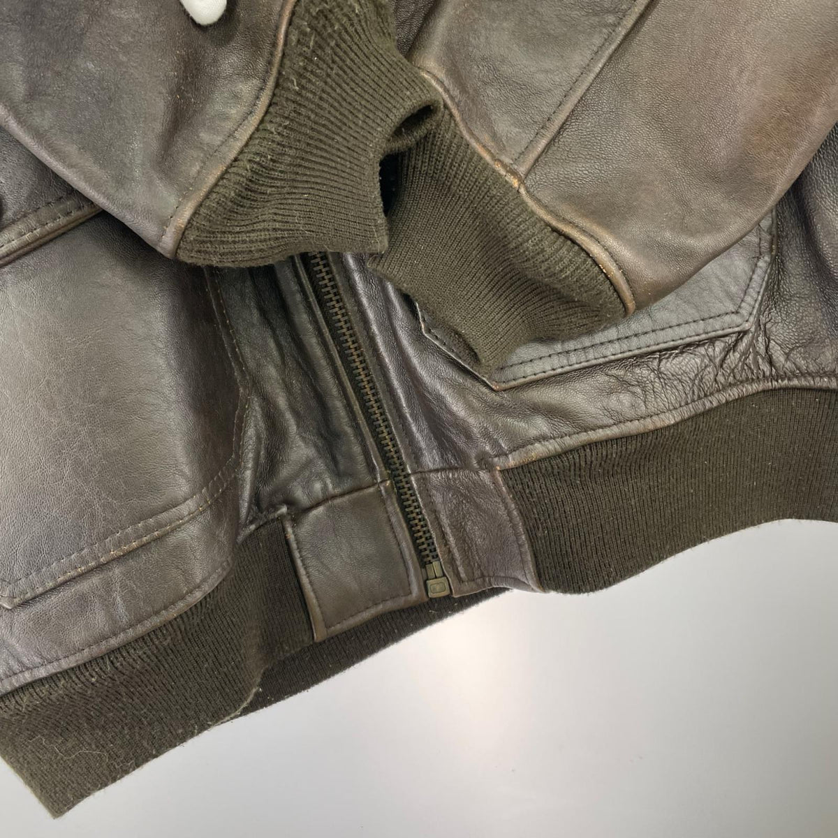 レザージャケット G-1 Flight Jacket フランス空軍 S BRW S ブラウン