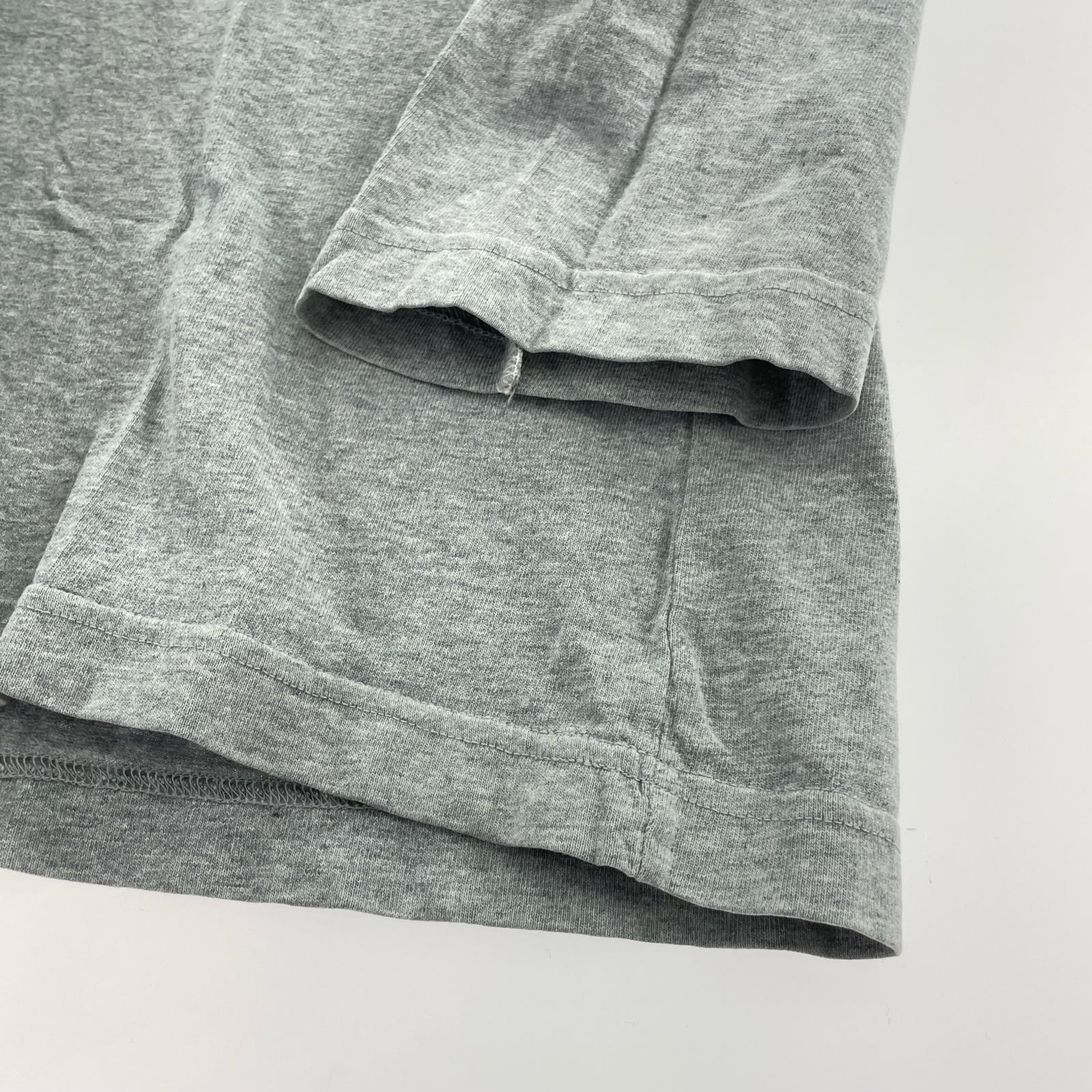 長袖Tシャツ old stussy 白タグ クラウンロゴ M グレー M