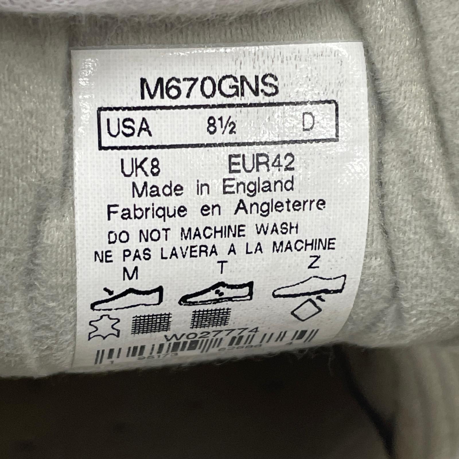 スニーカー NEW BALANCE M670GNS グレー (UK8) グレー