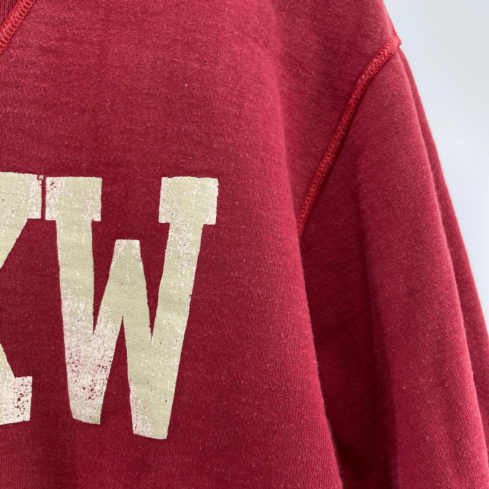スウェット DELUXE WEAR スウェット 赤 (L) L レッド