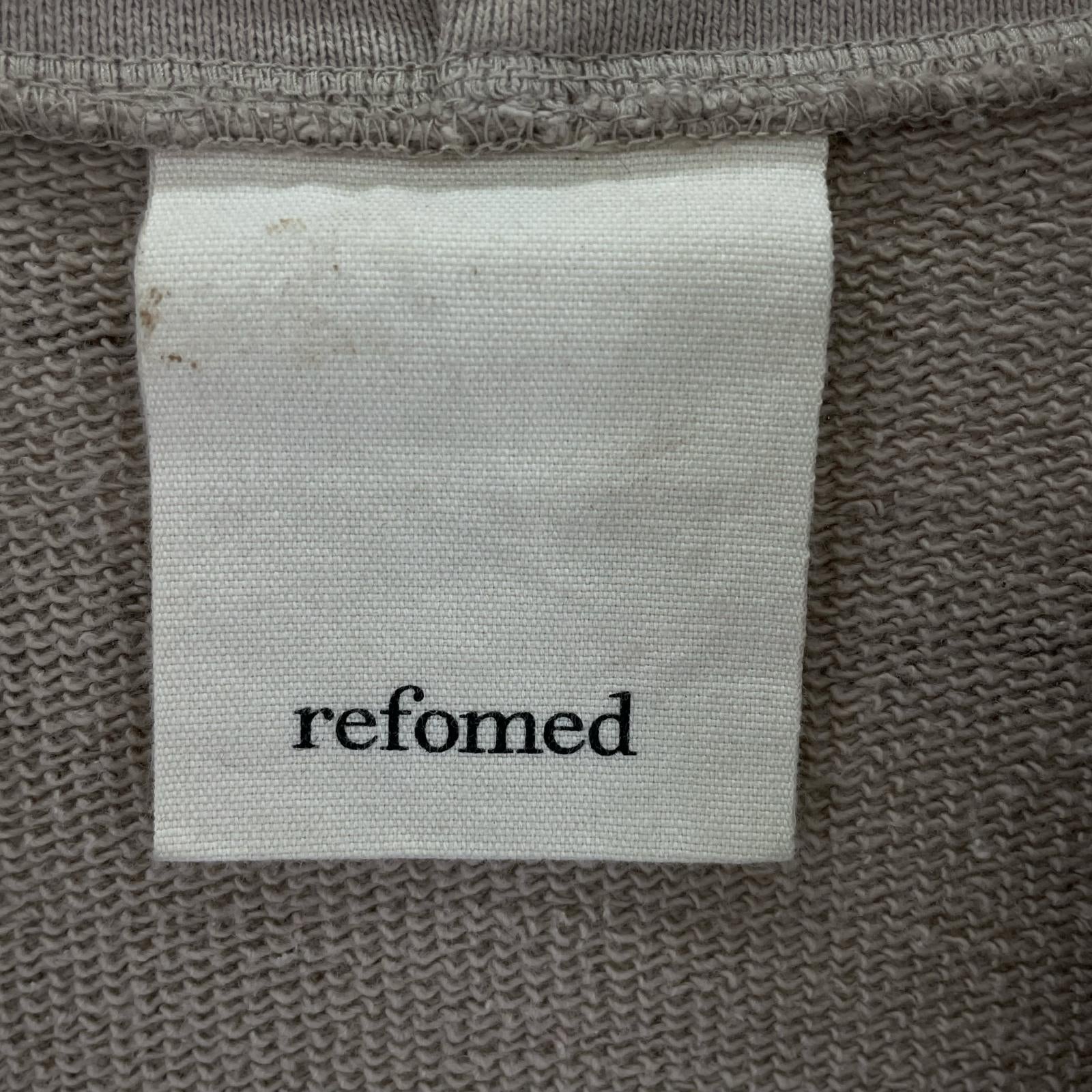 パーカー refomed PLASTERER HOODIE ブラウン 2 2 ブラウン