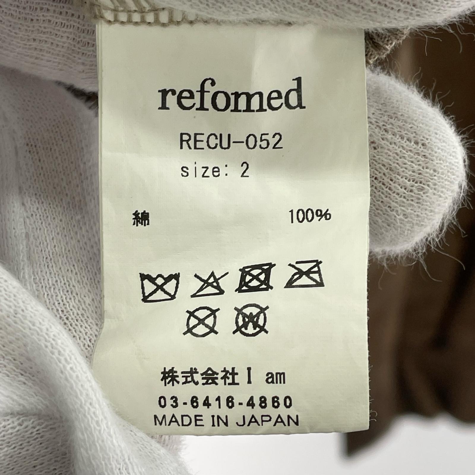 パーカー refomed PLASTERER HOODIE ブラウン 2 2 ブラウン