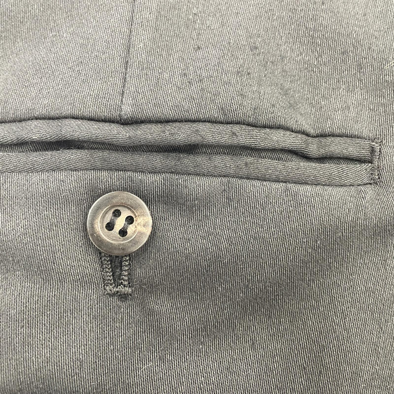 パンツ BIBLIOTHERK 25SS BROTHERS TROUSERS ブラック