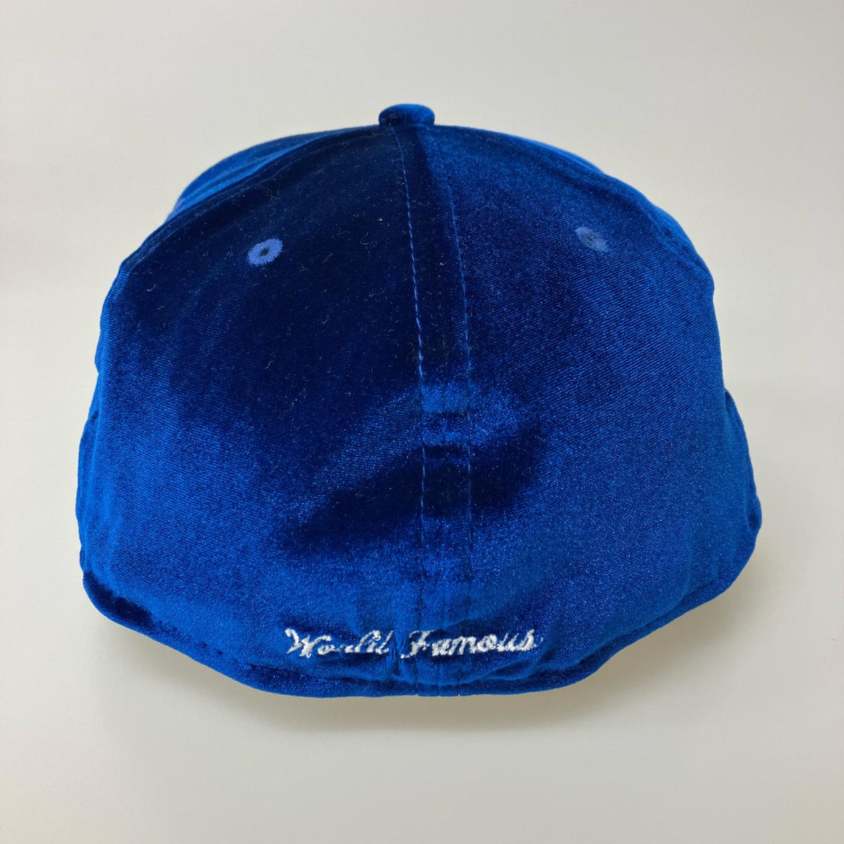 キャップ 22AW VELOUR BOX LOGO BLU
