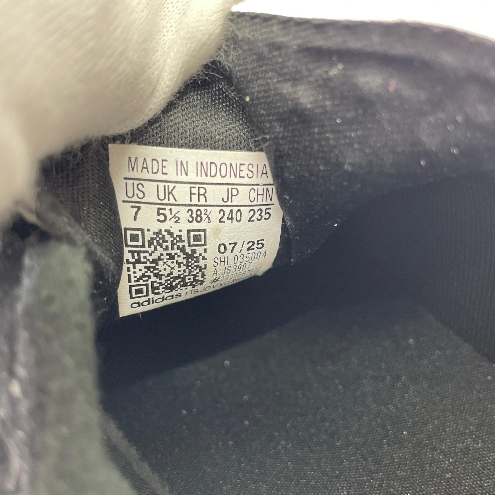 スニーカー GAZELLE モヘア 24 24cm (US6 UK5 1/2 EU38) ブラック