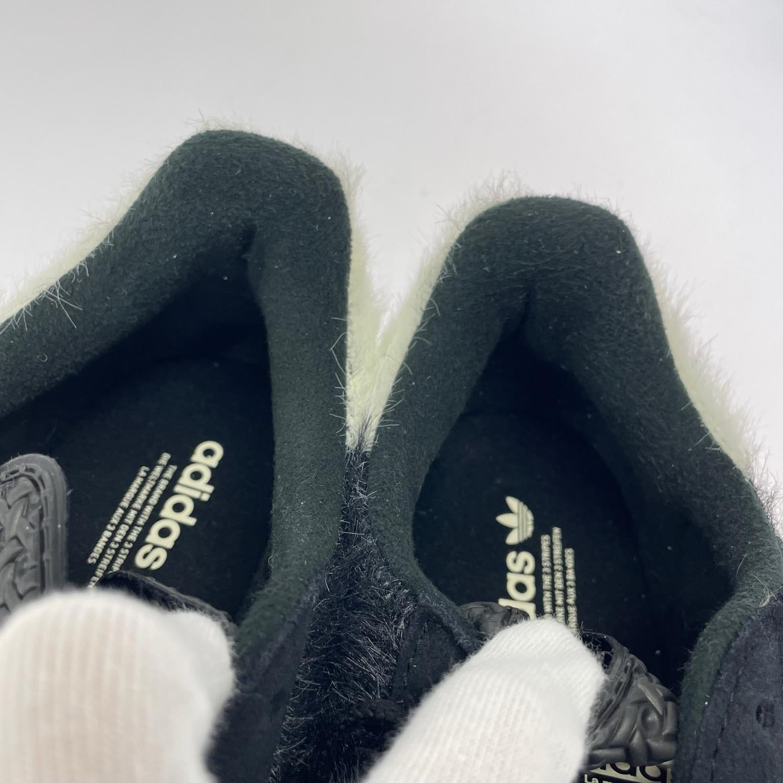 スニーカー GAZELLE モヘア 24 24cm (US6 UK5 1/2 EU38) ブラック