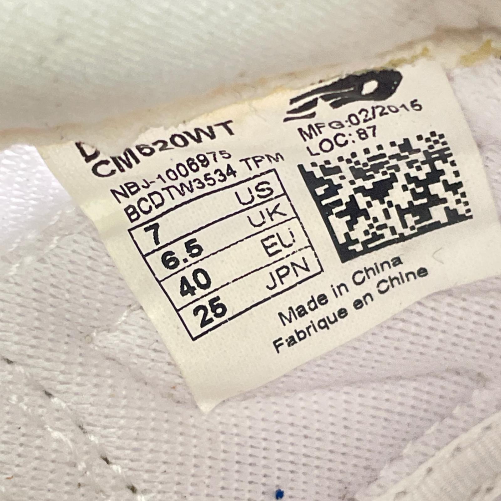 スニーカー 620 Whiteout Running/26cm/白 25cm (US7 UK6 1/2 EU40) ホワイト