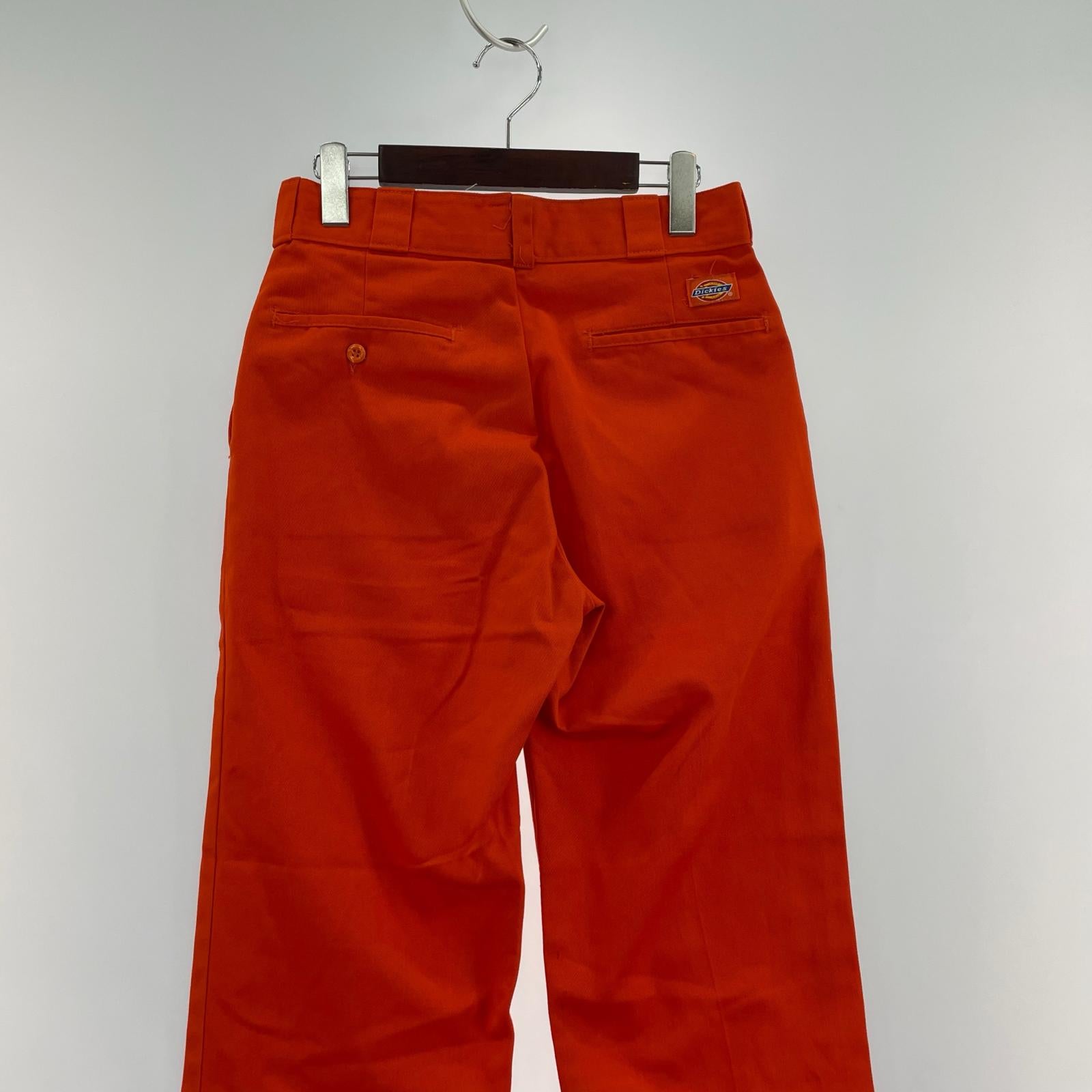 パンツ 90s USA製 ワークパンツ W30L30 オレンジ