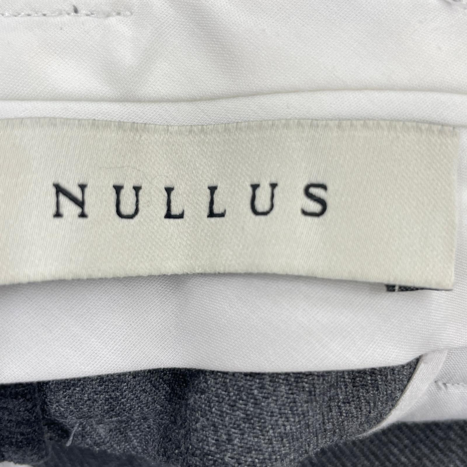 パンツ NULLUS 25AW QUILL PEN TAILORED TROUSER グレー