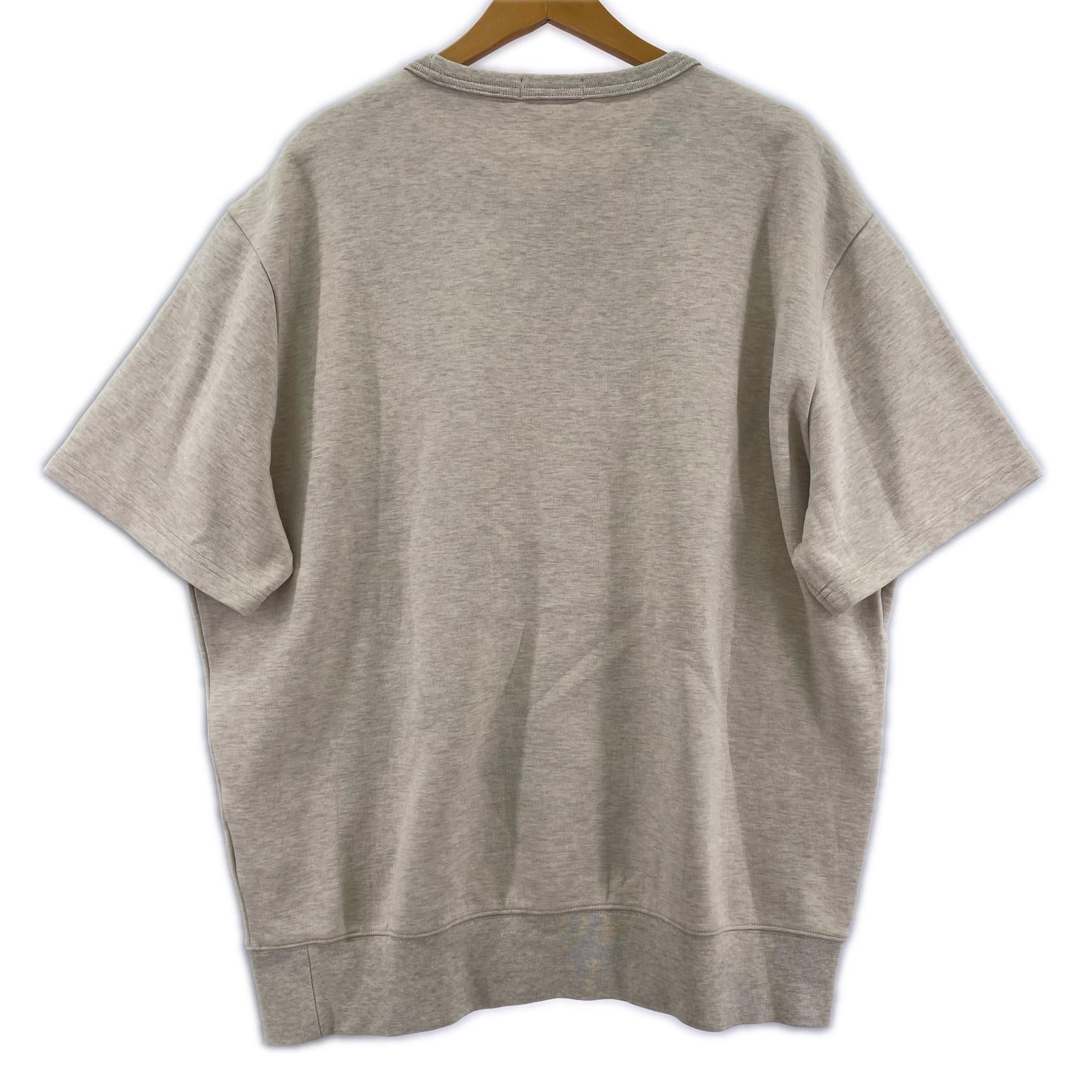 半袖Tシャツ ショートスリーブスウェットシャツ XL ベージュ ベージュ