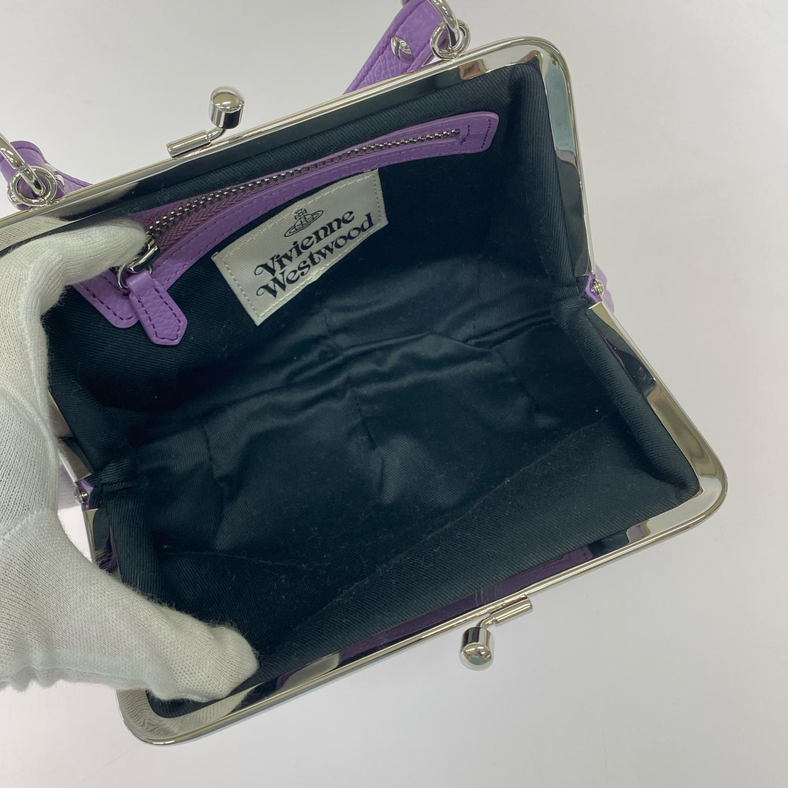 ハンドバッグ Granny Frame Purse パープル パープル