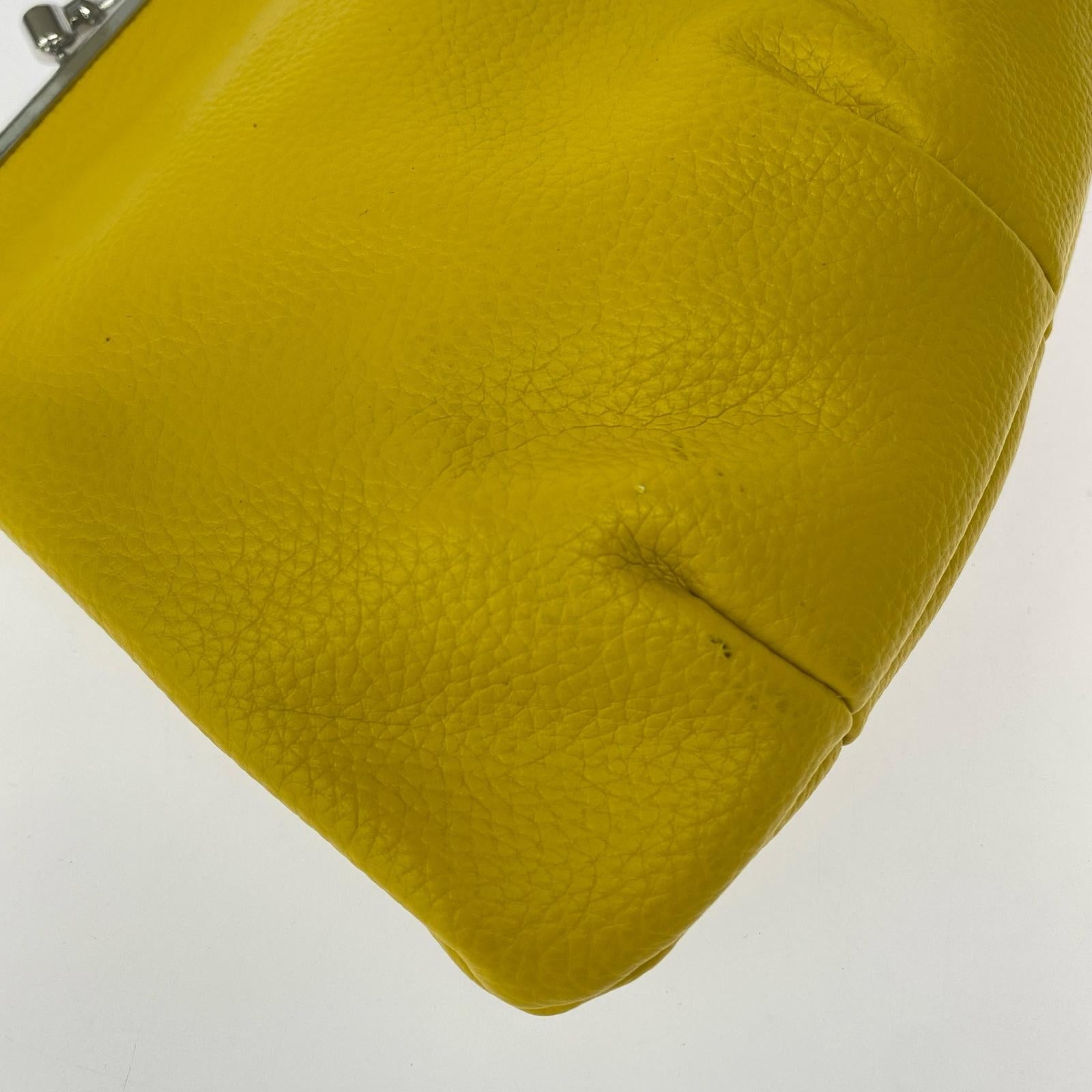 ハンドバッグ Granny Frame Purse イエロー イエロー
