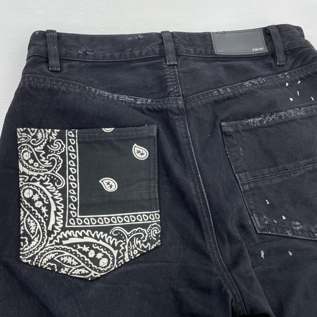ショートパンツ Art Patch Denim Shorts (29) 29 ブラック