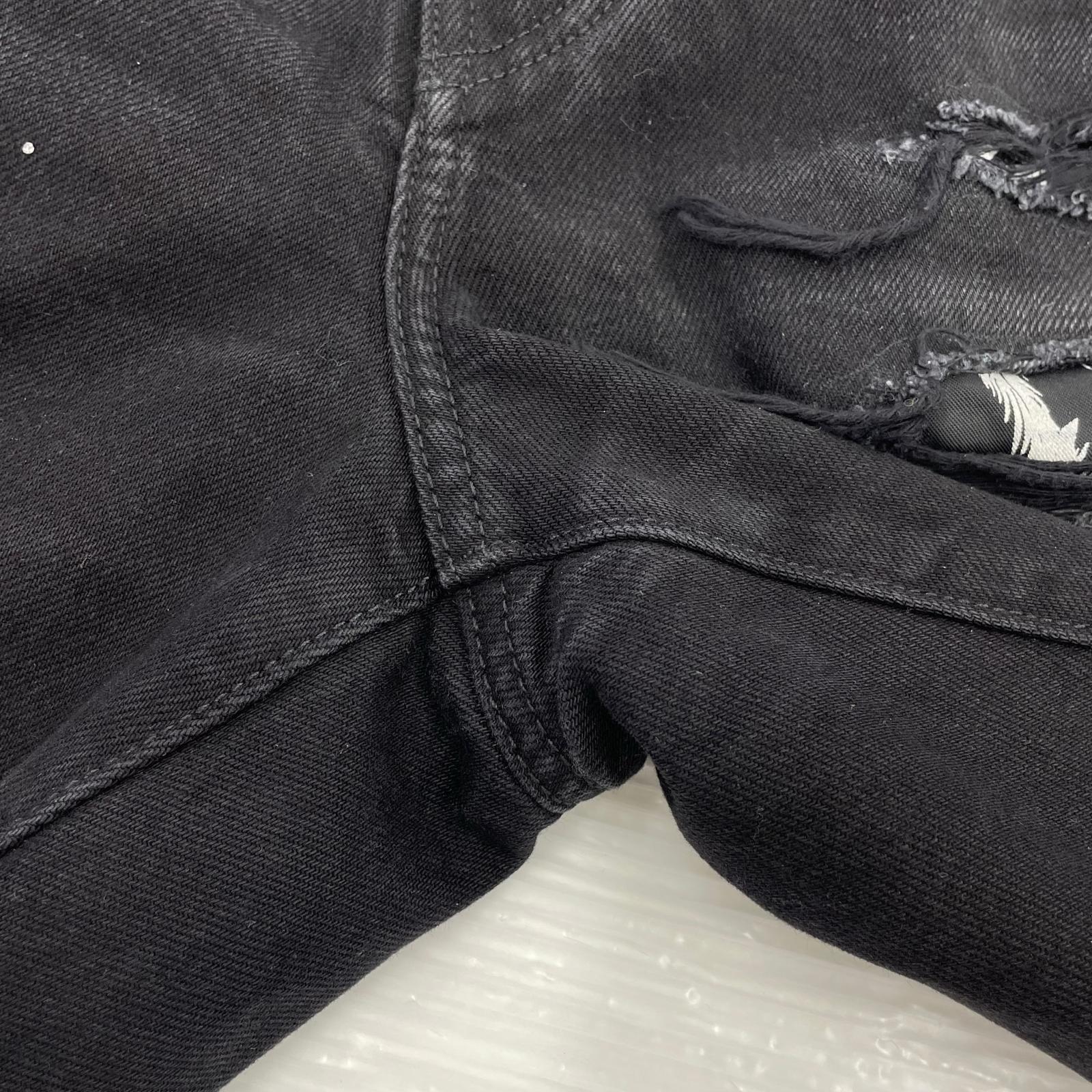 ショートパンツ Art Patch Denim Shorts (29) 29 ブラック