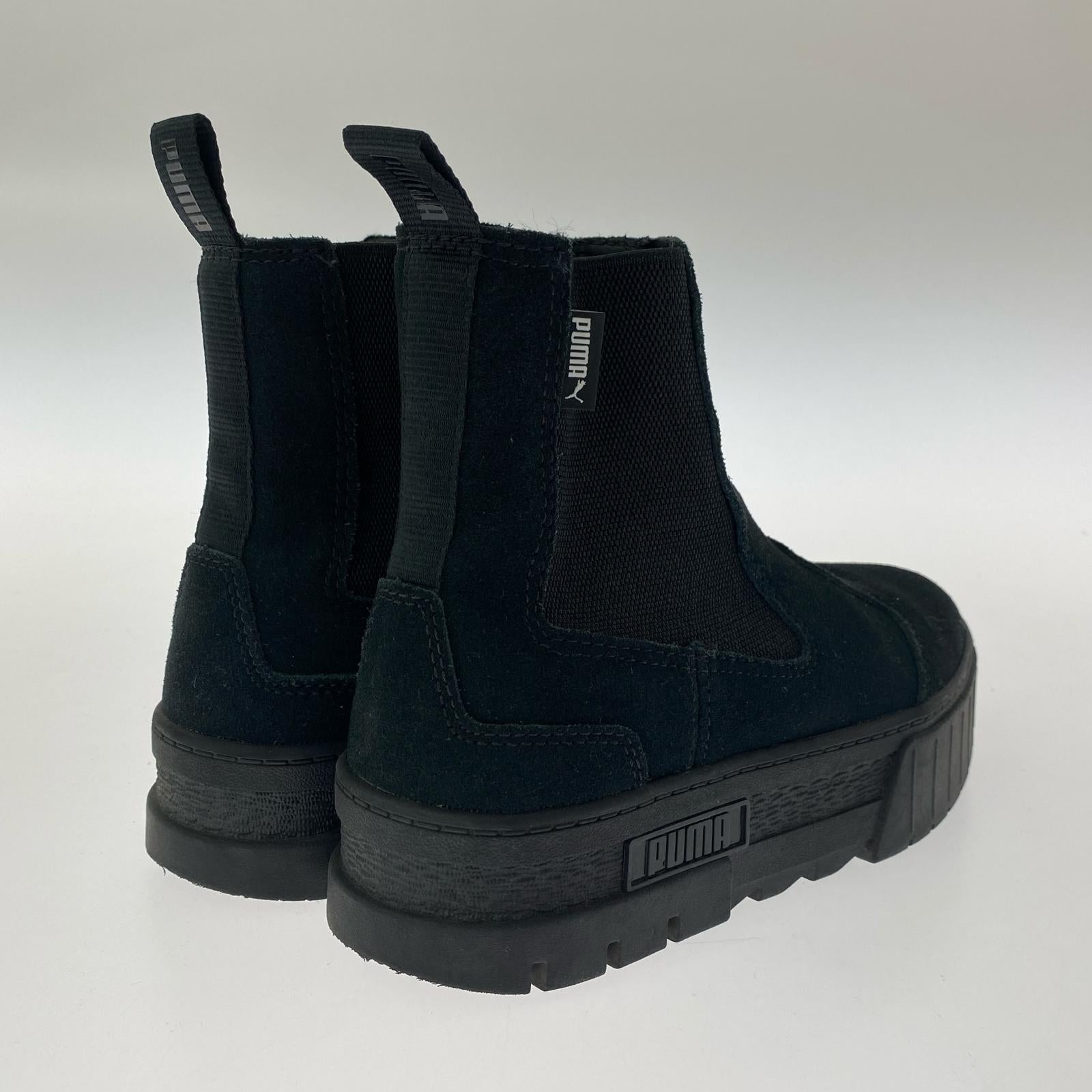 ブーツ MAYZE Chelsea Suede Wns 24cm (US6 UK5 1/2 EU38) ブラック
