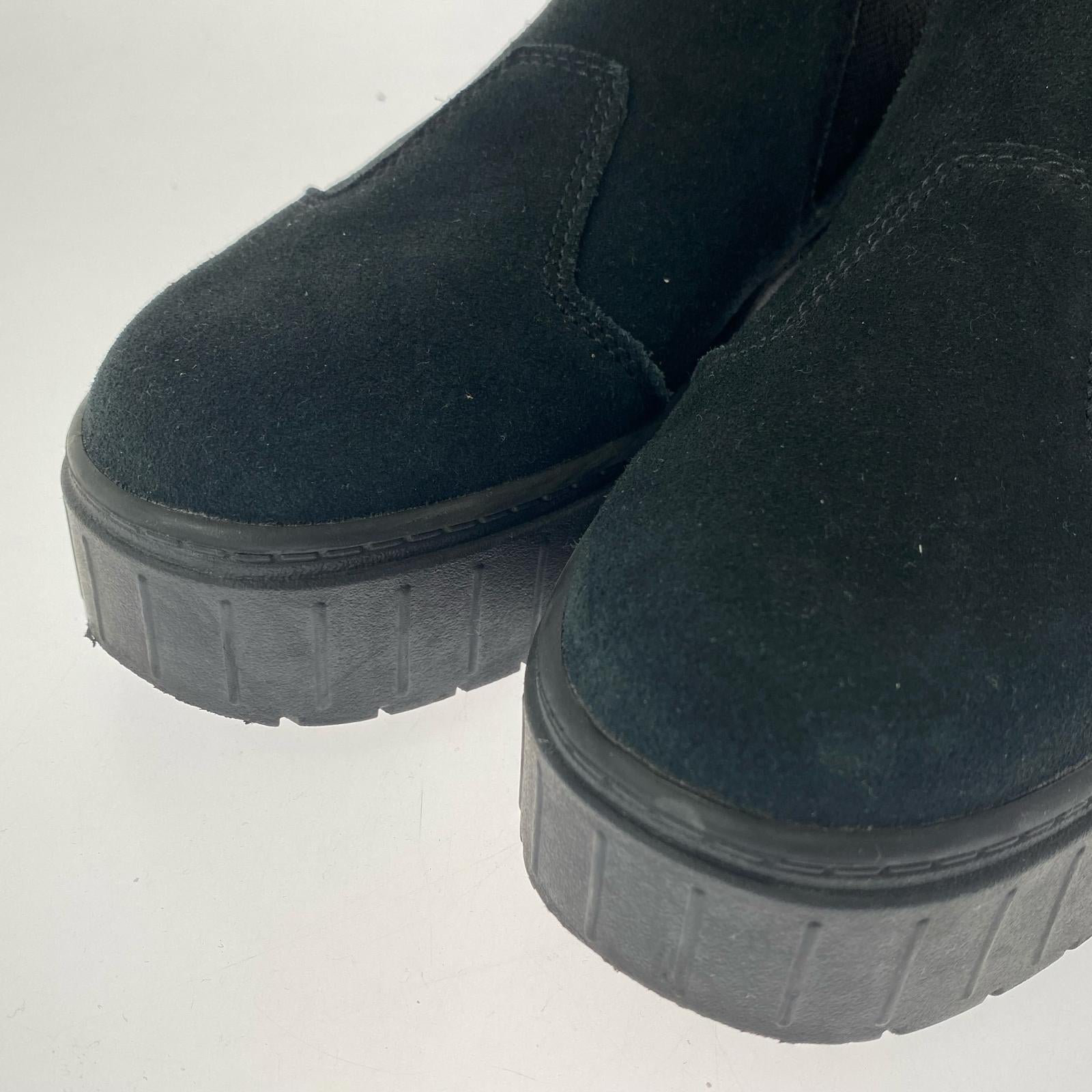 ブーツ MAYZE Chelsea Suede Wns 24cm (US6 UK5 1/2 EU38) ブラック
